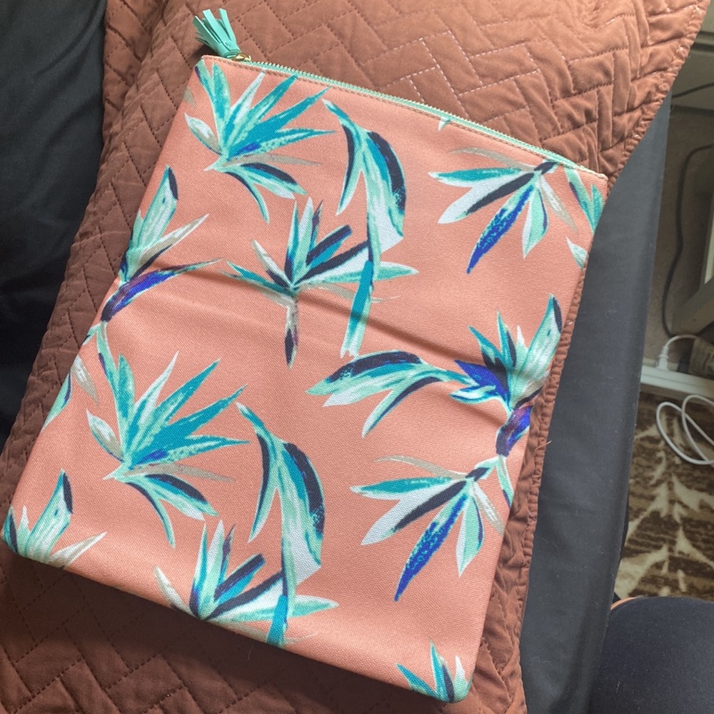NEW Rachel Pally Fold-Over Tropical Clutch